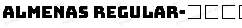 Almenas Regular字体转换